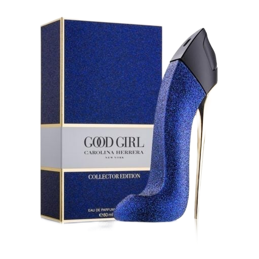 Carolina Herrera Good Girl Glitter Collector (Scarpa blu) Eau de Parfum 80ml (Scatolato)