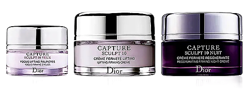 DIOR CAPTURE SCULPT 10 caja de 3 creme nuit/fermèt/yeux