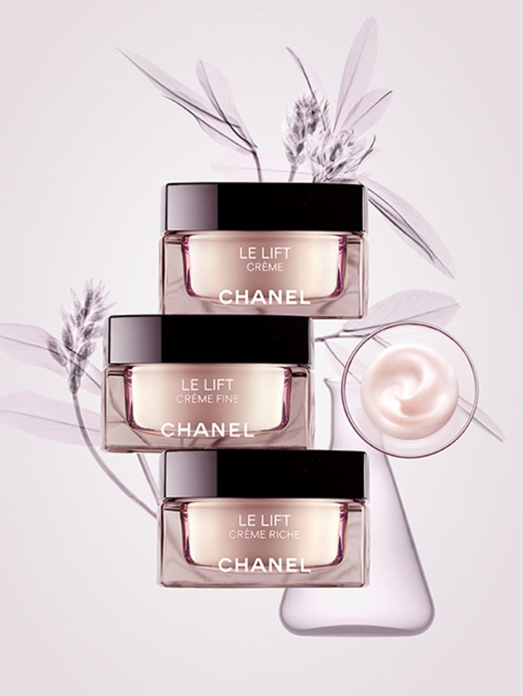 Chanel Le Lift Crème Yeux 15ml-Crème Riche 50ml-Crème Fine 50ml Trío completo en oferta