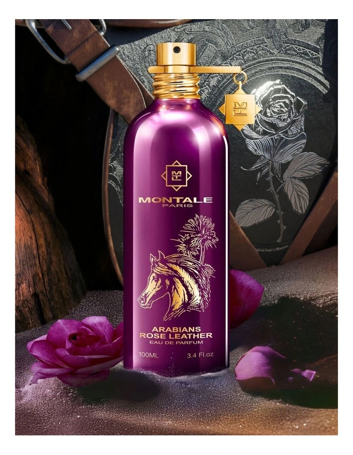 Arabians Rose Leather di Montale Eau de parfum 100ml ( scatolato)