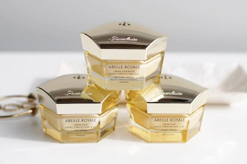 CAJA DE TRES CREMAS GUERLAIN (TRIS) Creme Nuit 50 ml - crème de jour 50ML - Crème Jour Riche 15ML